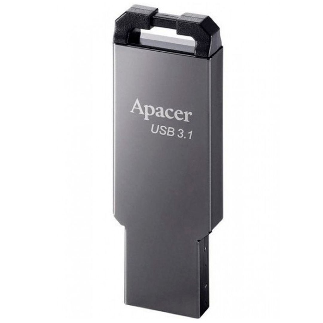 USB-флешка 64 Gb, Apacer "AH360", USB 3.1, серая