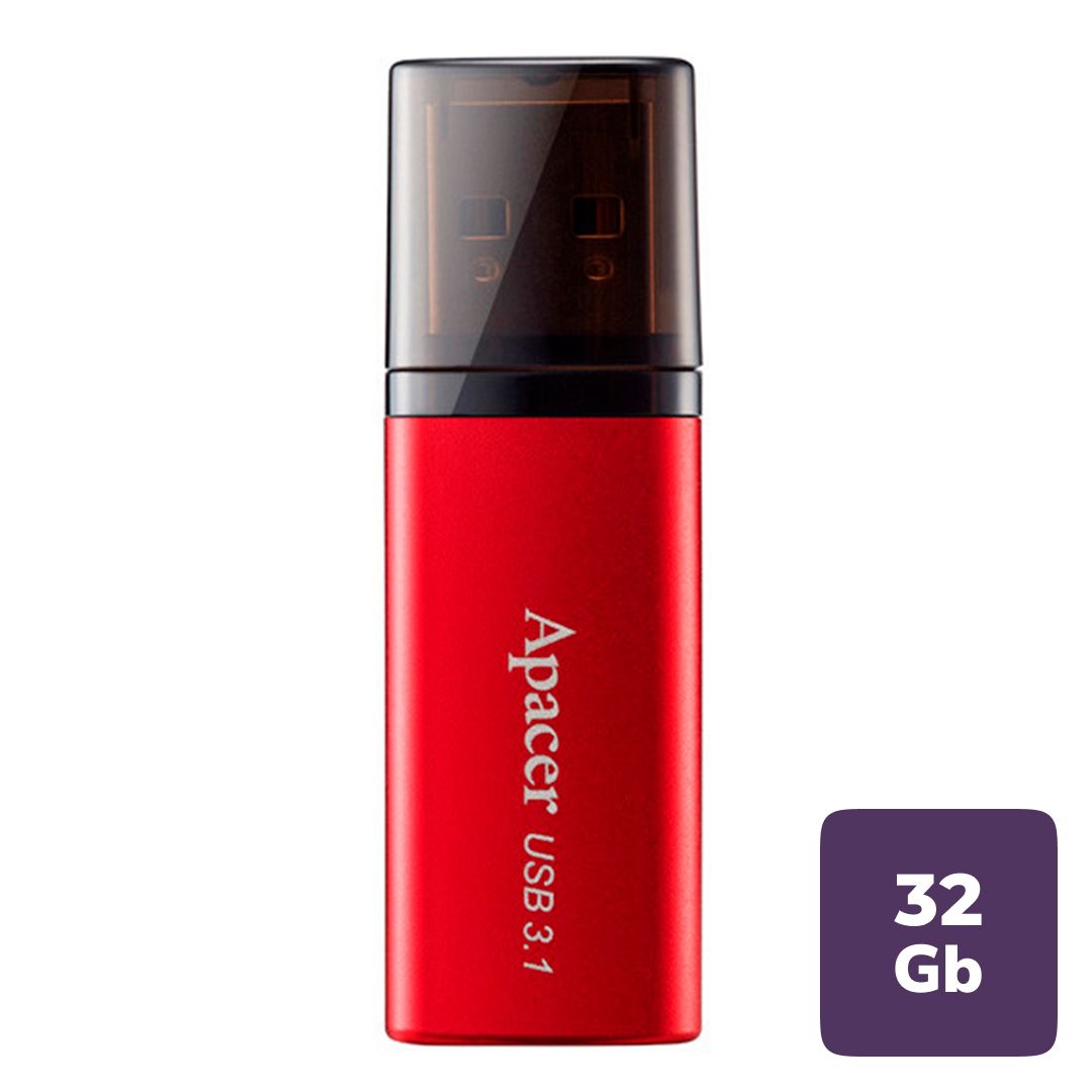 USB-флешка 32 Gb, Apacer "AH25B", USB 3.1, красная