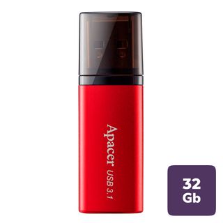 USB-флешка 32 Gb, Apacer "AH25B", USB 3.1, қызыл / USB-флешкалар