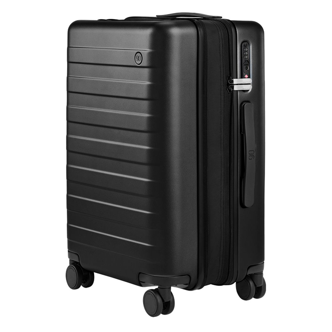 Чемодан NINETYGO Rhine Pro Luggage, 24”, 65 л, поликарбонат Covestro, TSA құлыпы, қара