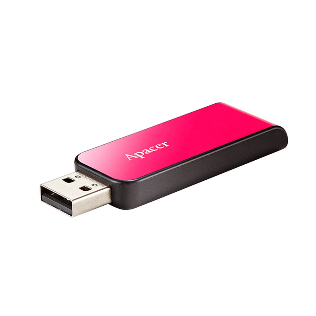 USB-флешка 64 Gb, Apacer "AH334", USB 2.0, розовая