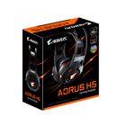 Гарнитура Gigabyte AORUS H5, диапазон частот 20-20000 Гц, черная