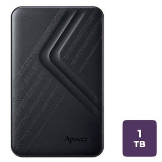 Қатқыл диск 1 TB, Apacer "AC236", 2.5" HDD, USB 3.2, қара / Сыртқы қатқыл дискілер