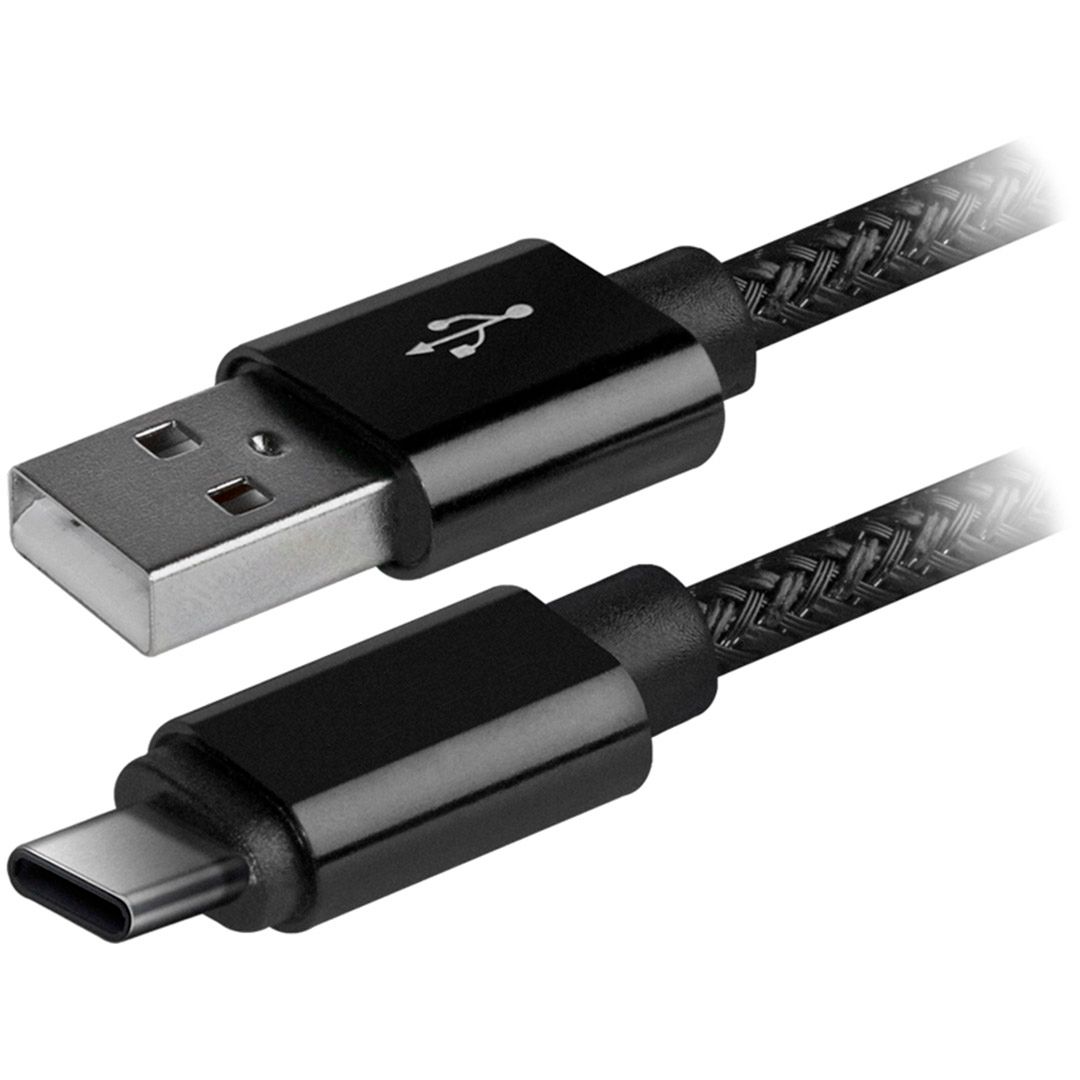 Интерфейсный кабель Defender USB09-03T PRO USB (AM) - C Type, 2.1 A, 1 м, черный