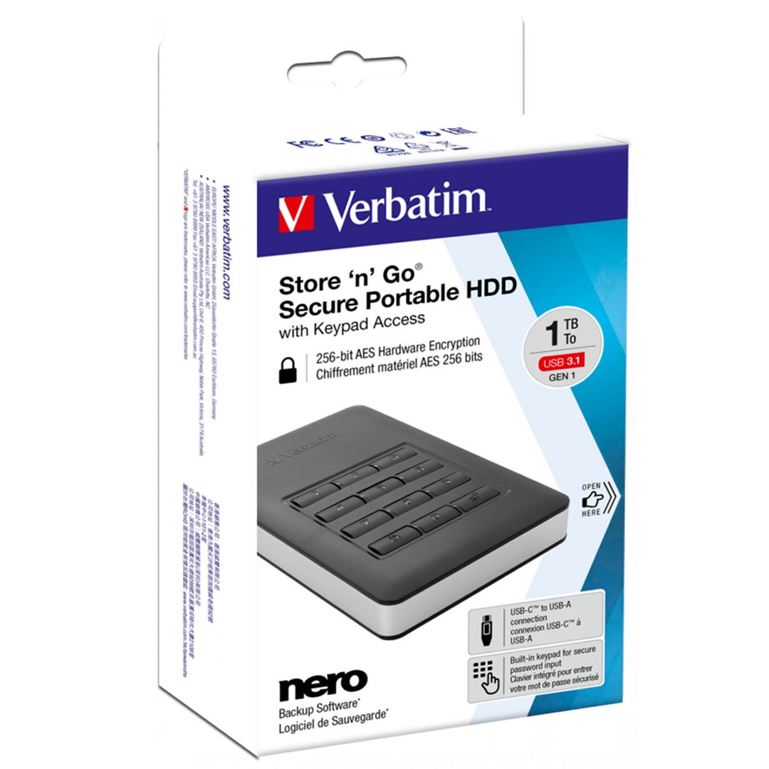 Жесткий диск 1 TB, Verbatim 53401, 2,5", USB 3.1, HDD, черный / Внешние жесткие диски №3 oe.kz Жесткий диск 1 TB, Verbatim 53401, 2,5", USB 3.1, HDD, черный / Внешние жесткие диски №3