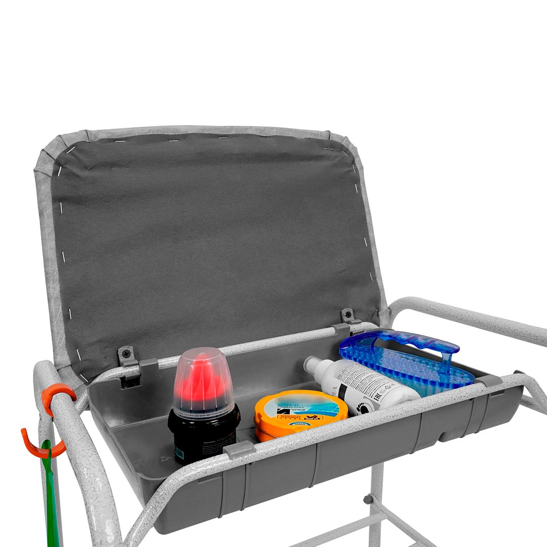 Подставка для обуви, три полки, с сиденьем, с ящиком 450*300*480 мм, белое серебро / Эргономика и аксессуары №7 oe.kz Подставка для обуви, три полки, с сиденьем, с ящиком 450*300*480 мм, белое серебро / Эргономика и аксессуары №7