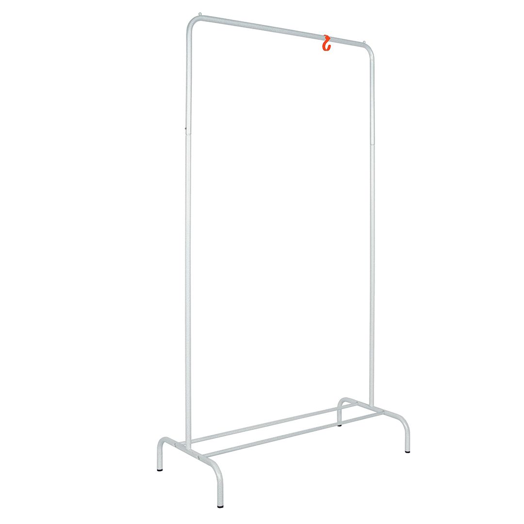 Вешалка напольная гардеробная "Радуга 1", металлическая, 150 см, белое серебро / Вешалки