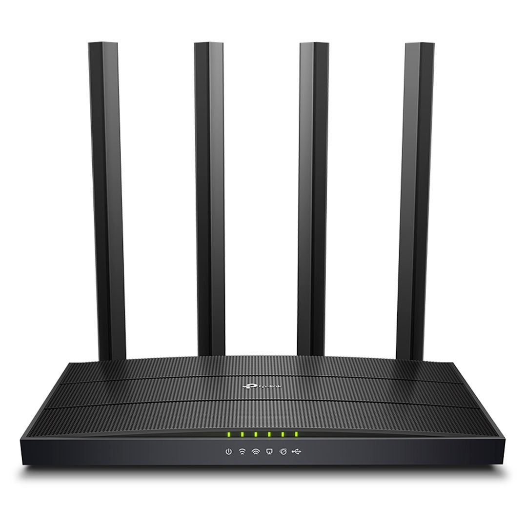 Маршрутизатор TP-Link Archer C6U, 1 GE порт WAN + 4 GE порта LAN + 1 порт USB 2.0, черный