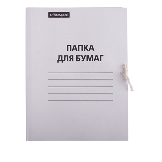 Байлағышы бар папка OfficeSpace, пішімі А4, жылтыры жоқ, 280 г/м2, ақ / Картондық тезтікпелер oe.kz Байлағышы бар папка OfficeSpace, пішімі А4, жылтыры жоқ, 280 г/м2, ақ / Картондық тезтікпелер