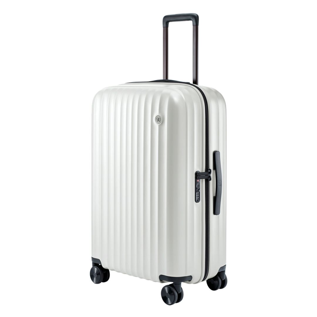 Чемодан NINETYGO Elbe Luggage, 24”, поликарбонат Makrolon, замок TSA, белый / Рюкзаки, чемоданы, сумки