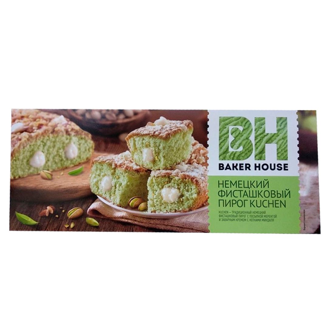 Пирог немецкий Baker House "Kuchen" , фисташковый, 350 гр / Печенье, вафли, крекеры