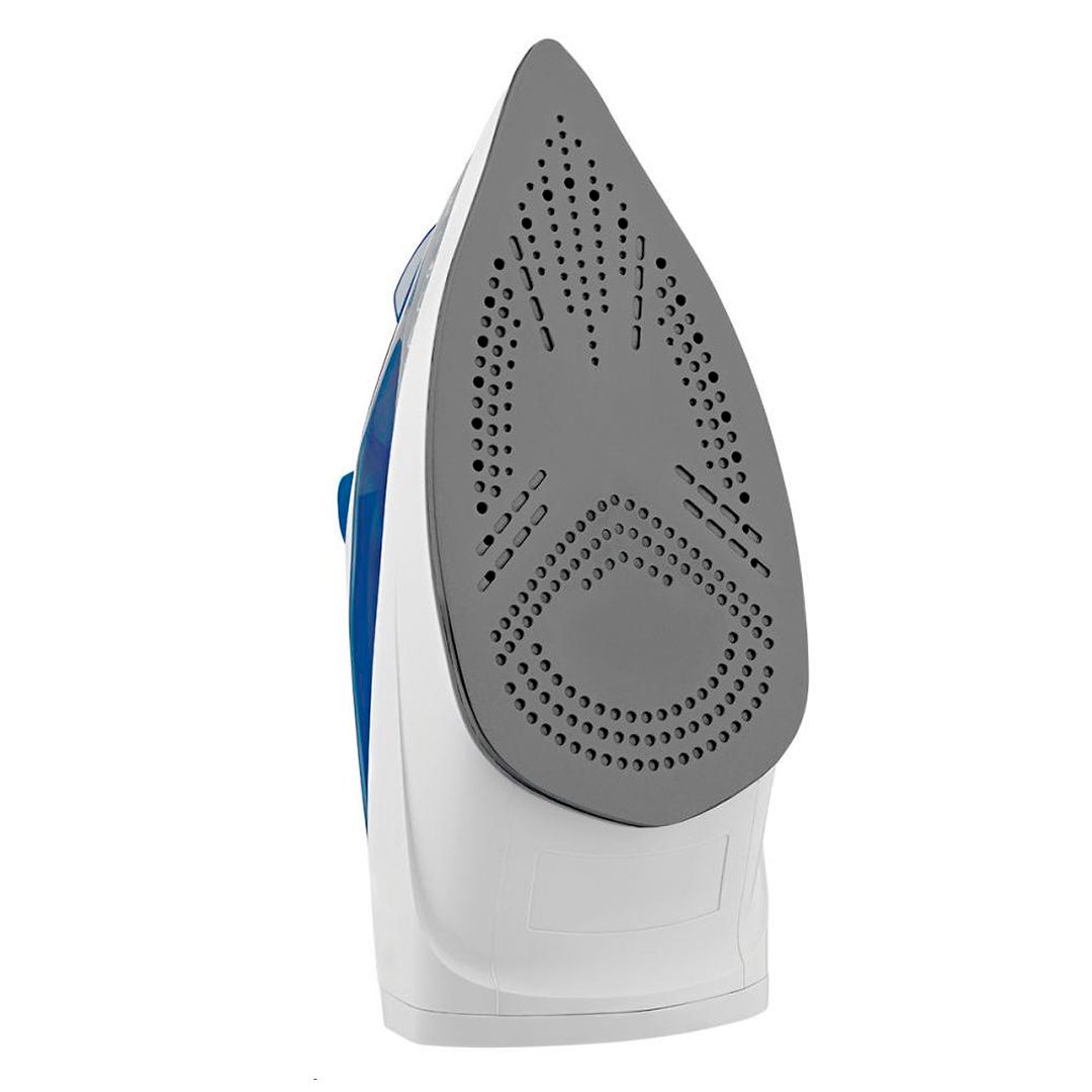 Утюг Scarlett SC-SI30P20, мощность 2400 Вт, резервуар 280 мл, антипригарная подошва, синий/белый / Уход за одеждой №4