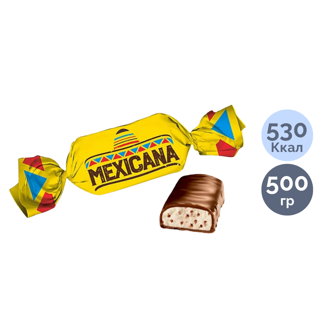 "Мексикана" кәмпиттері, 500 гр / Кәмпиттер №2 oe.kz "Мексикана" кәмпиттері, 500 гр / Кәмпиттер №2