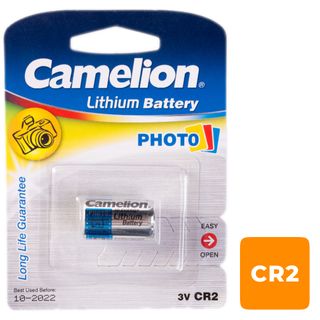 Батарейка Camelion Lithium CR2-BP1, 3V, 1 шт., цена за штуку / Батарейки