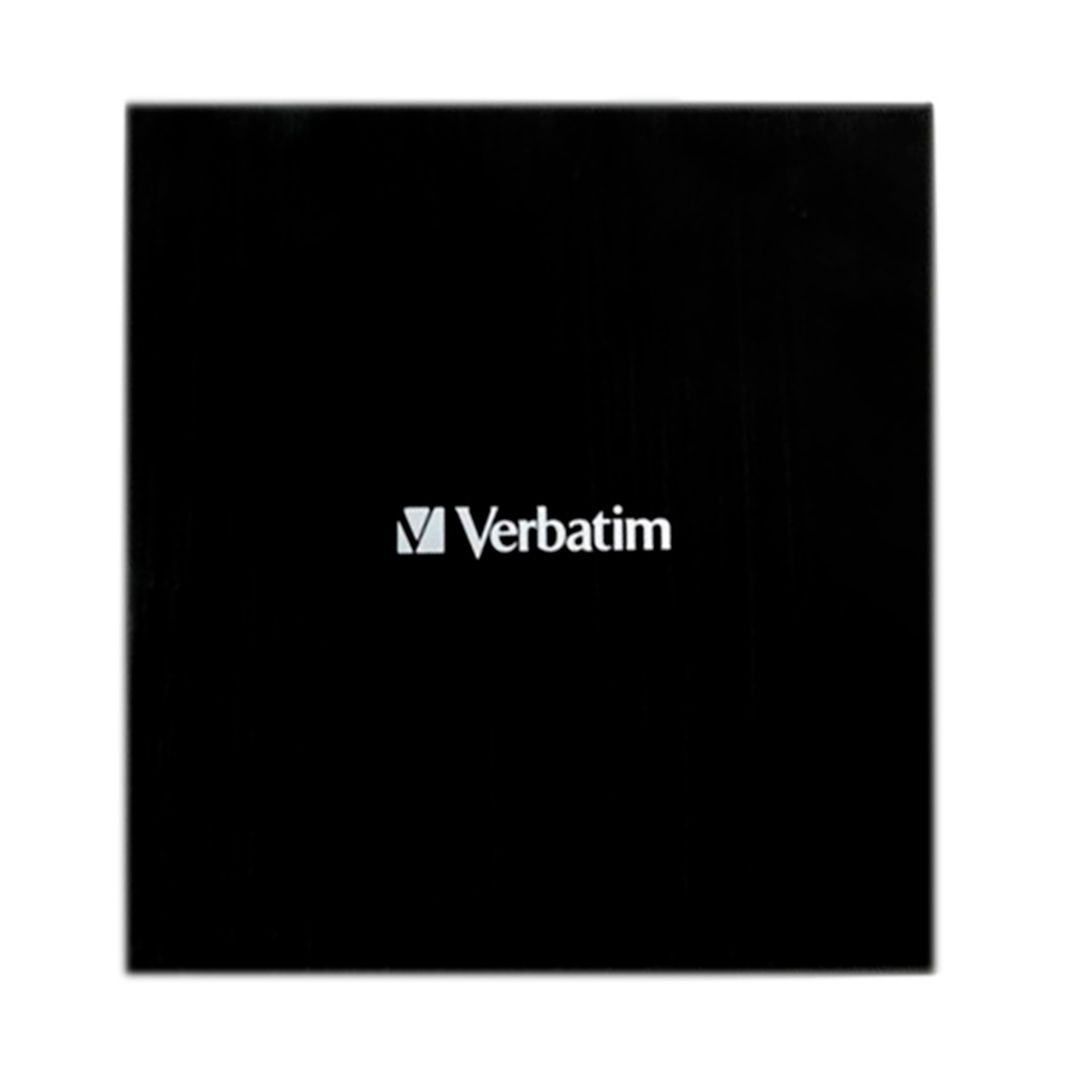Внешний привод Verbatim тонкий, CD/DVD, USB, черный / Диски CD/DVD