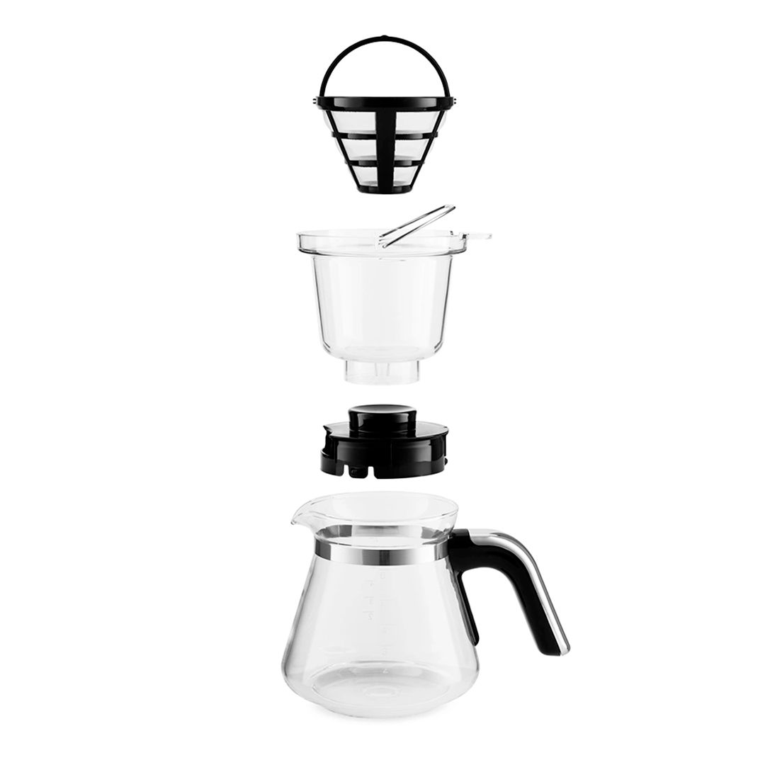 Кофеварка "2 в 1" Kitfort КТ-759, капельная, 0,75 л, черная / Кофеварки	 №5