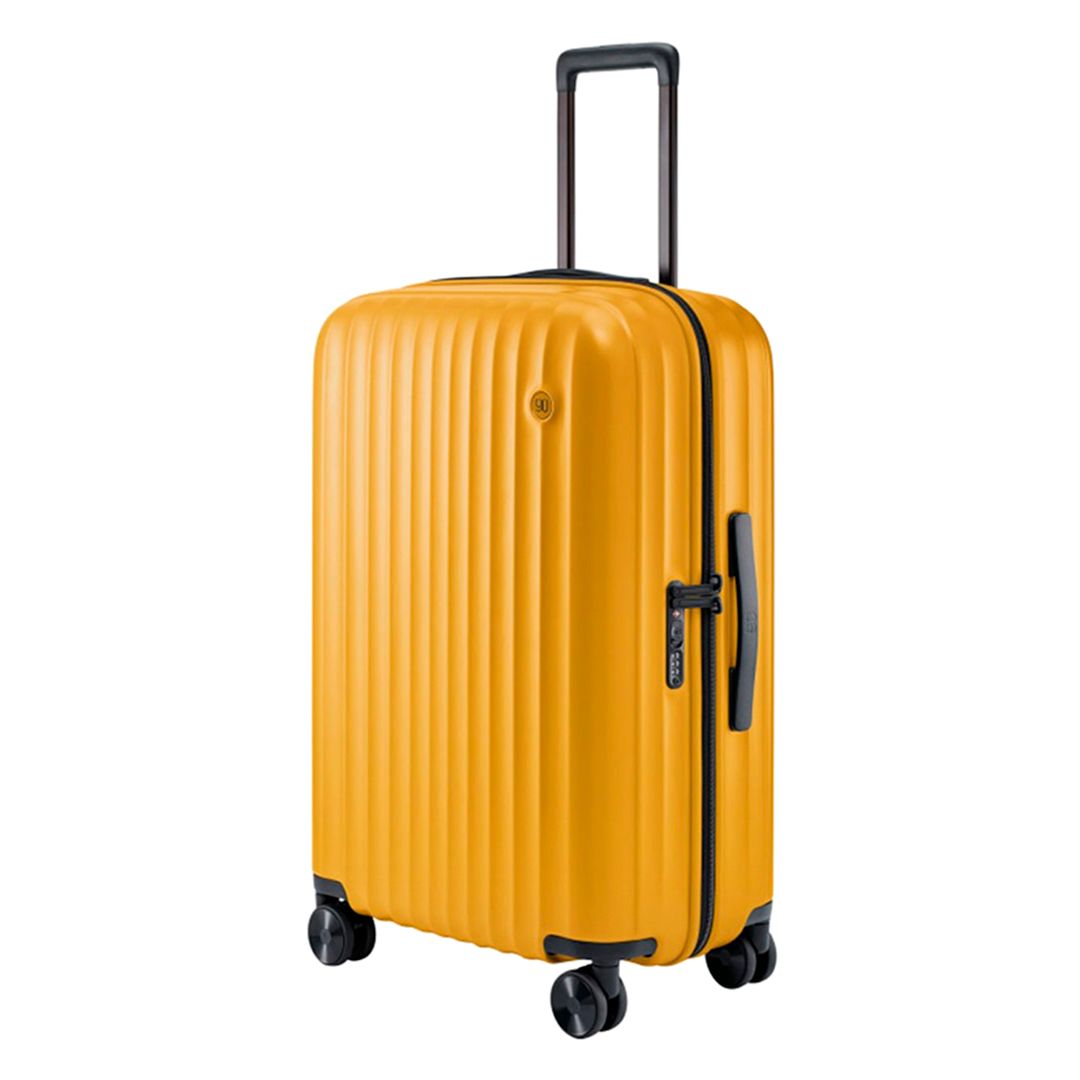 Чемодан NINETYGO Elbe Luggage, 24”, 65 л, поликарбонат Makrolon, замок TSA, желтый / Рюкзаки, чемоданы, сумки