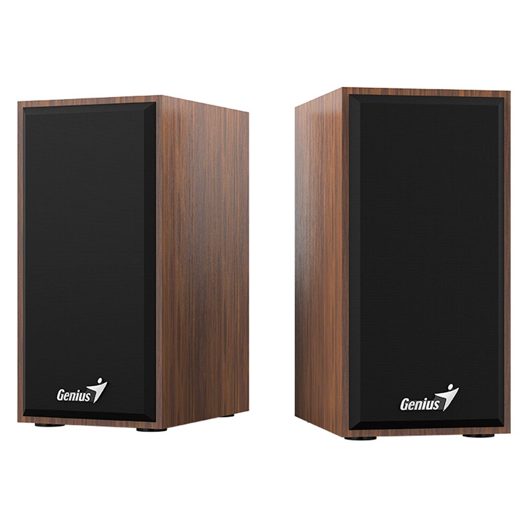 Колонки Genius SP-HF180, 3 Вт, RCA, USB, коричневые / Компьютерные колонки №2