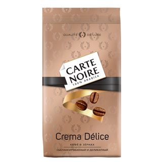 Кофе дәндері Carte Noire "Crema Delice", орташа қуырылған, 800 гр / Дәнді кофе