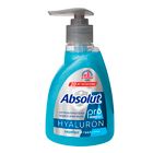 Жидкое мыло Absolut "PRO", серебро, гиалурон, антибактериальное, с дозатором, 250 мл