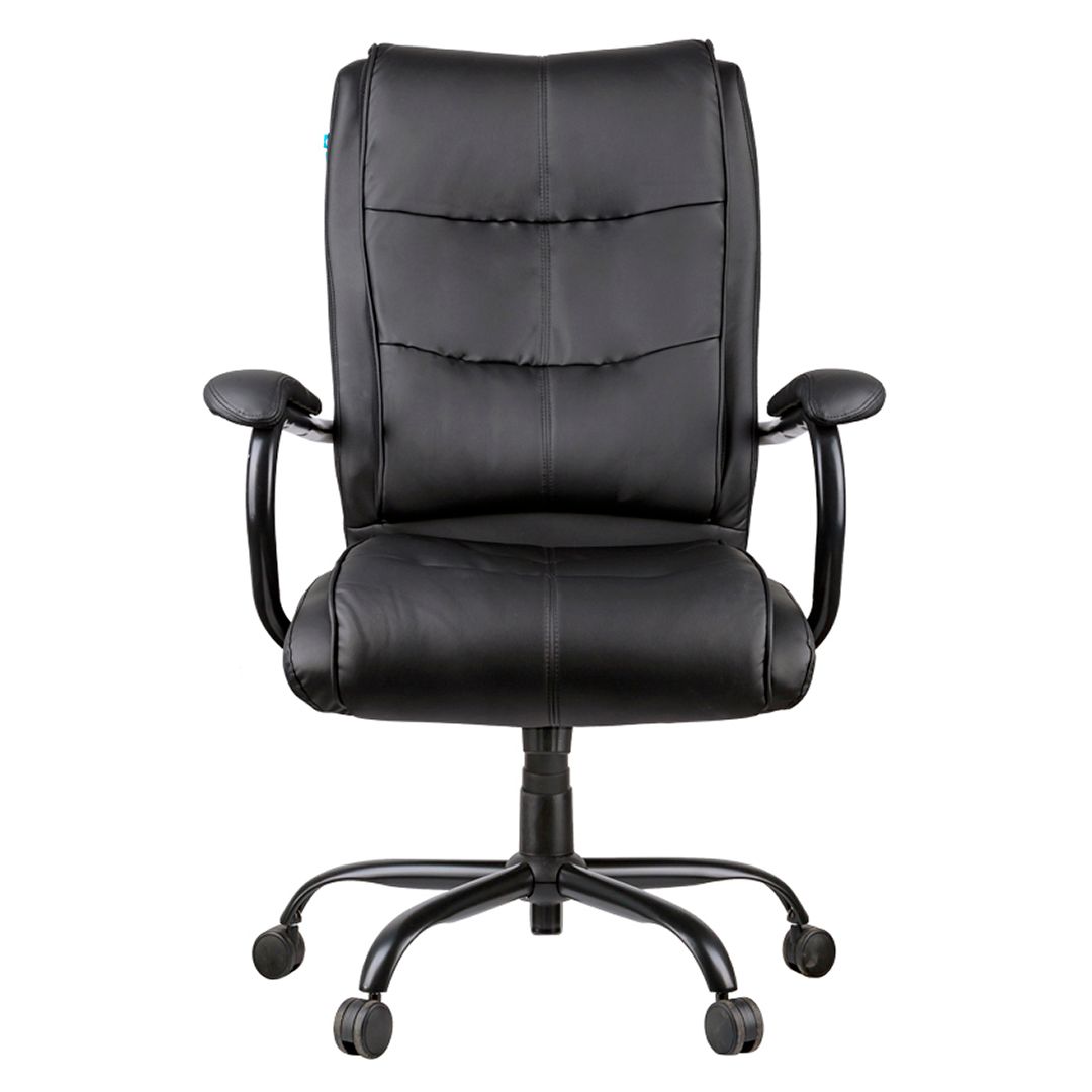 Кресло для руководителя Helmi HL-ES02 "Extra Strong", экокожа, черное / Кресла для руководителей №2