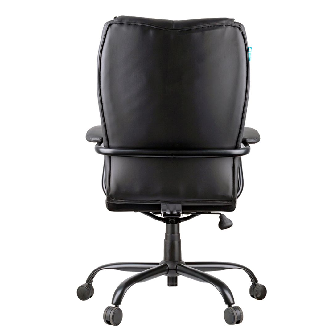 Кресло для руководителя Helmi HL-ES02 "Extra Strong", экокожа, черное / Кресла для руководителей №4
