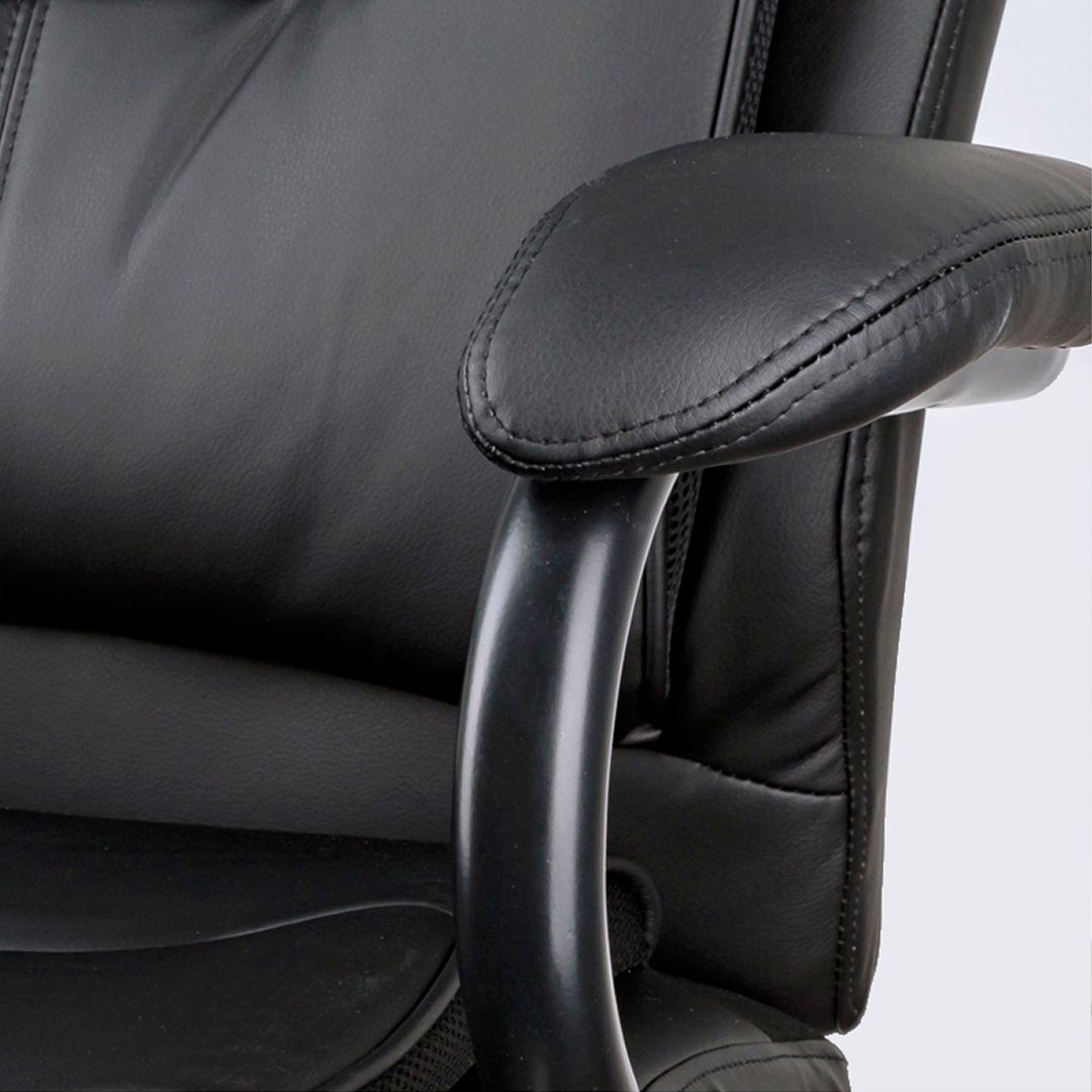 Кресло для руководителя Helmi HL-ES02 "Extra Strong", экокожа, черное / Кресла для руководителей №6