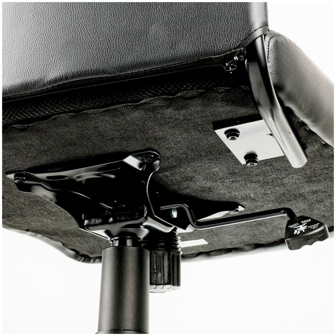 Басқарушы креслосы Helmi HL-E25 "Intelligent", эко былғары, қара / Басқарушыларға арналған креслолар №4