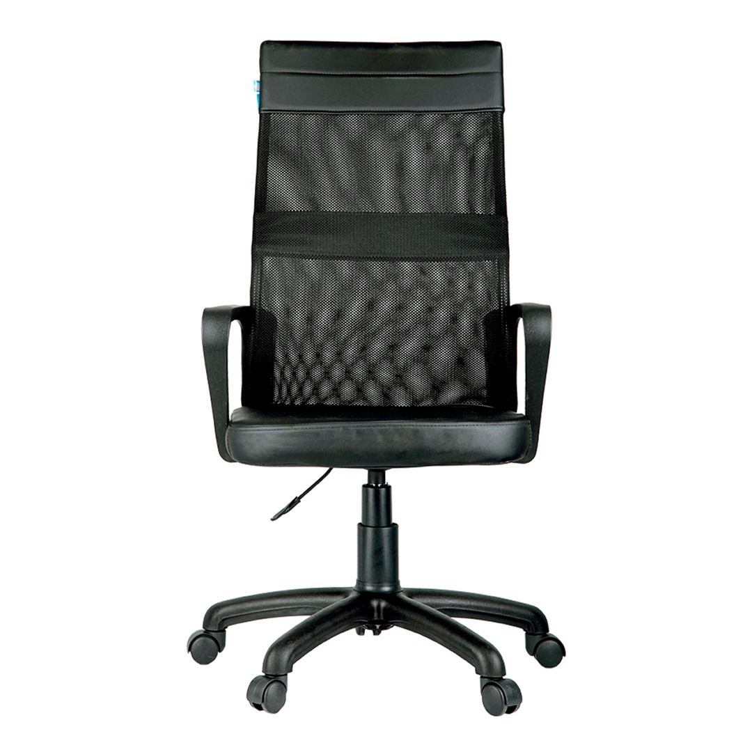 Кресло для персонала Helmi HL-M65 "Sigma", экокожа, сетка, черное / Кресла для персонала №2