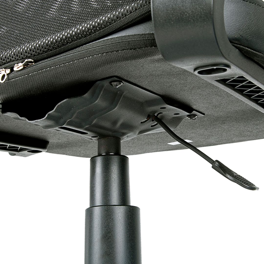 Кресло для персонала Helmi HL-M65 "Sigma", экокожа, сетка, черное / Кресла для персонала №8