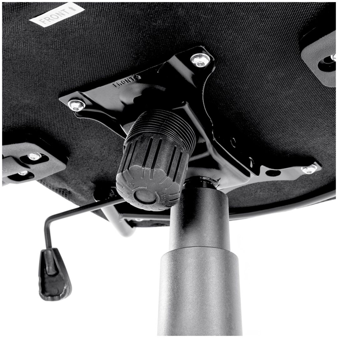 Қызметкерлер креслосы Helmi HL-M09, мата, торлы, қара / Қызметкерлерге арналған креслолар №4