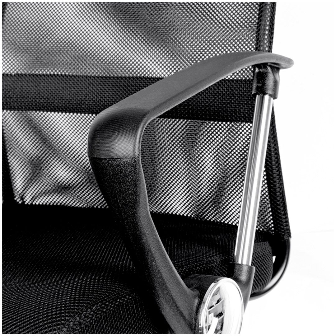 Қызметкерлер креслосы Helmi HL-M09, мата, торлы, қара / Қызметкерлерге арналған креслолар №5