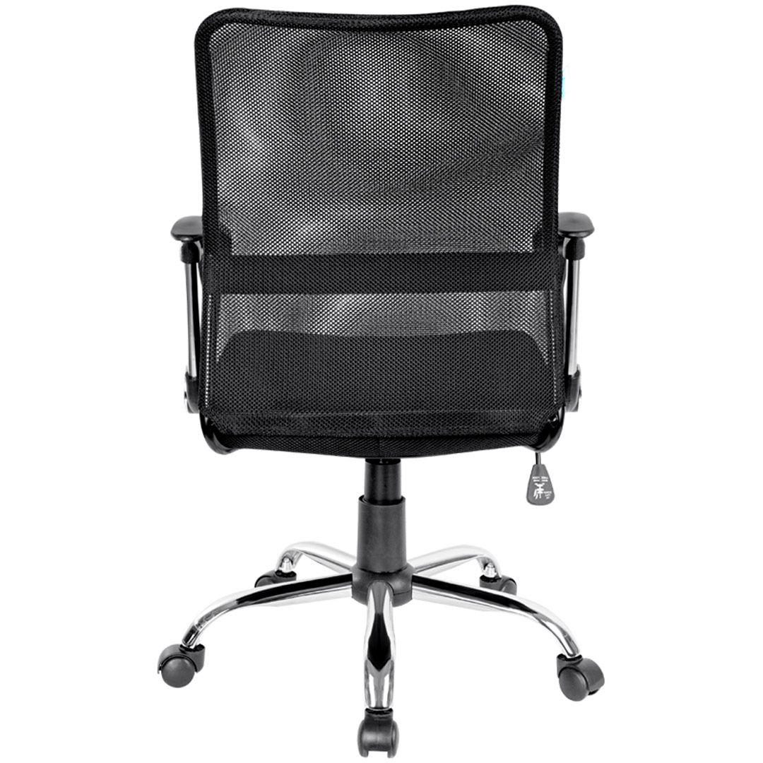 Қызметкерлер креслосы Helmi HL-M09, мата, торлы, қара / Қызметкерлерге арналған креслолар №6