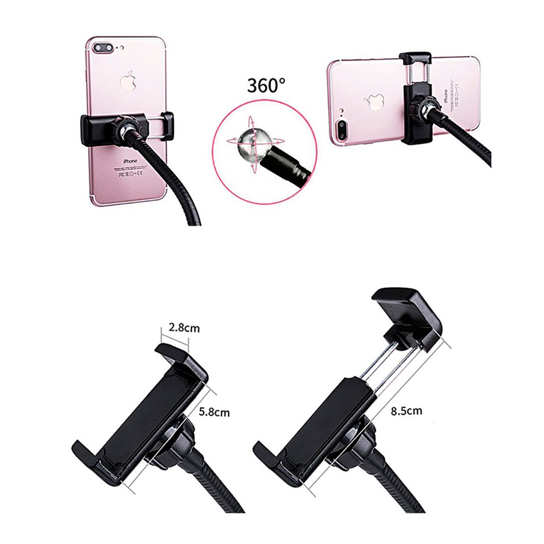 Светильник настольный кольцевой Artstyle TL-604B, 12 Вт, LED, диммирование 10 уровней, гибкая стойка / Светильники настольные №3