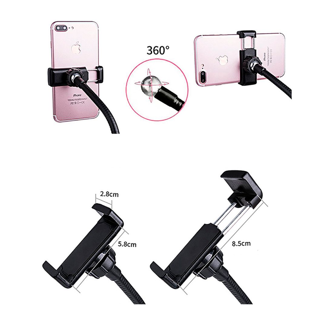 Светильник настольный кольцевой Artstyle TL-601B, 10 Вт, LED, диммирование 10 уровней, USB-порт / Светильники настольные №2