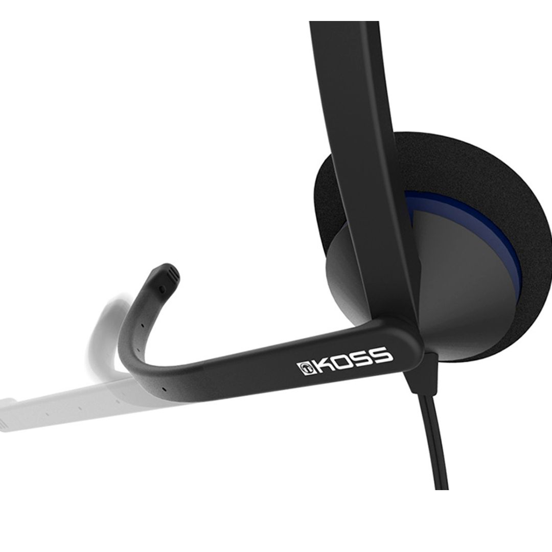 Гарнитура Koss CS-195, диапазон частот 20-22000 Гц, черный/синий / Гарнитуры №4