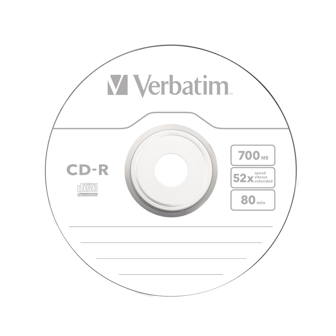 Диск CD-R Verbatim, 700 Mb, 52х, 25 шт/упак