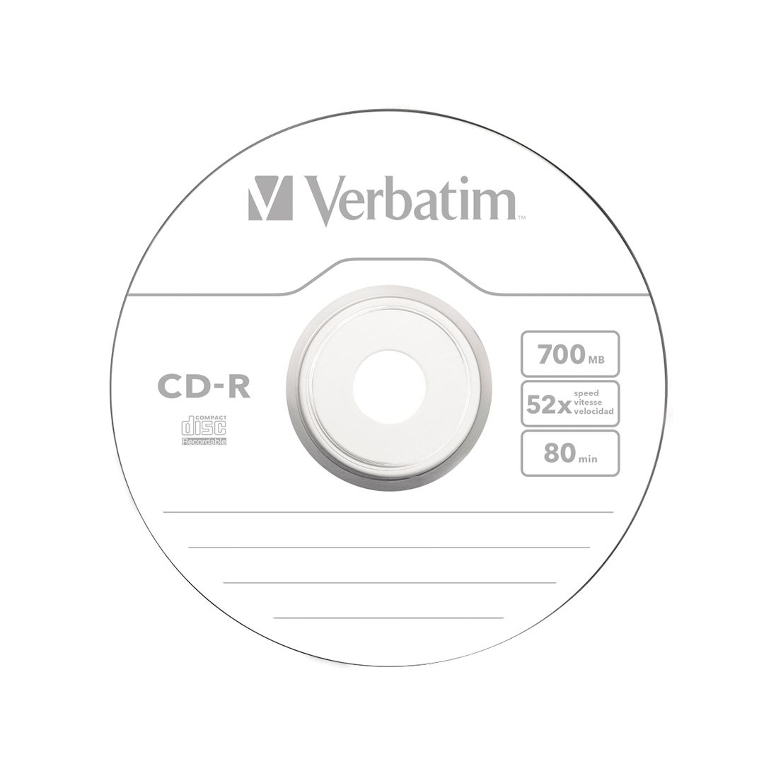 Диск CD-R Verbatim, 700 Mb, 52х, 10 шт/упак