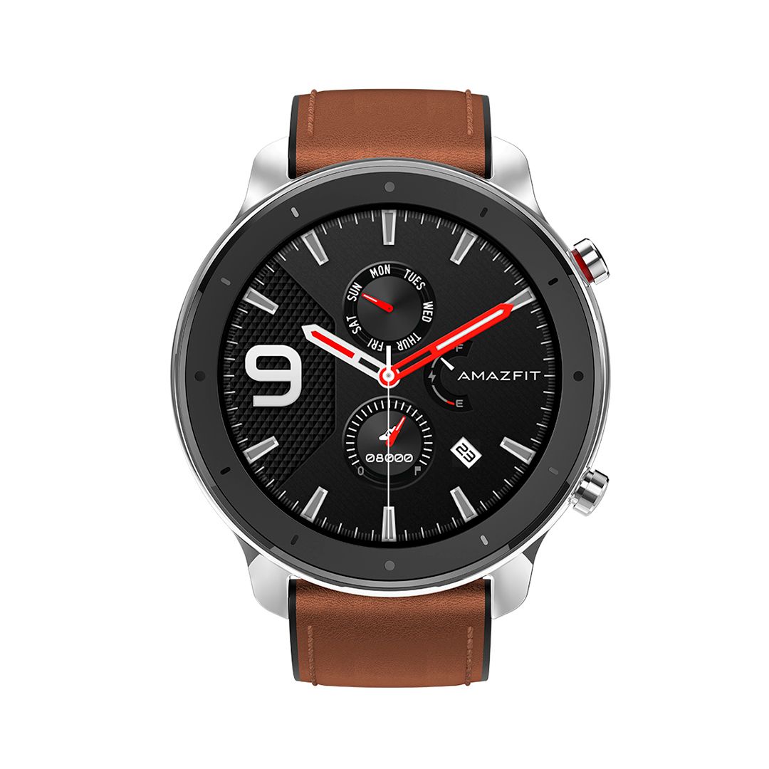 Смарт-часы Amazfit GTR A1902, 410 мАч, 47 мм, стальной / Фитнес браслеты, смарт часы №2