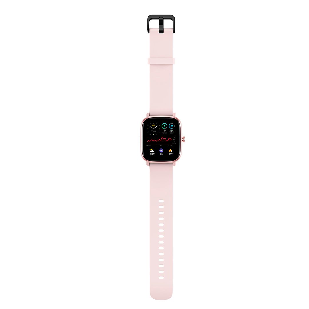 Смарт-часы Amazfit GTS2 mini A2018, 220 мАч, розовый фламинго / Фитнес-браслеты, смарт часы №3
