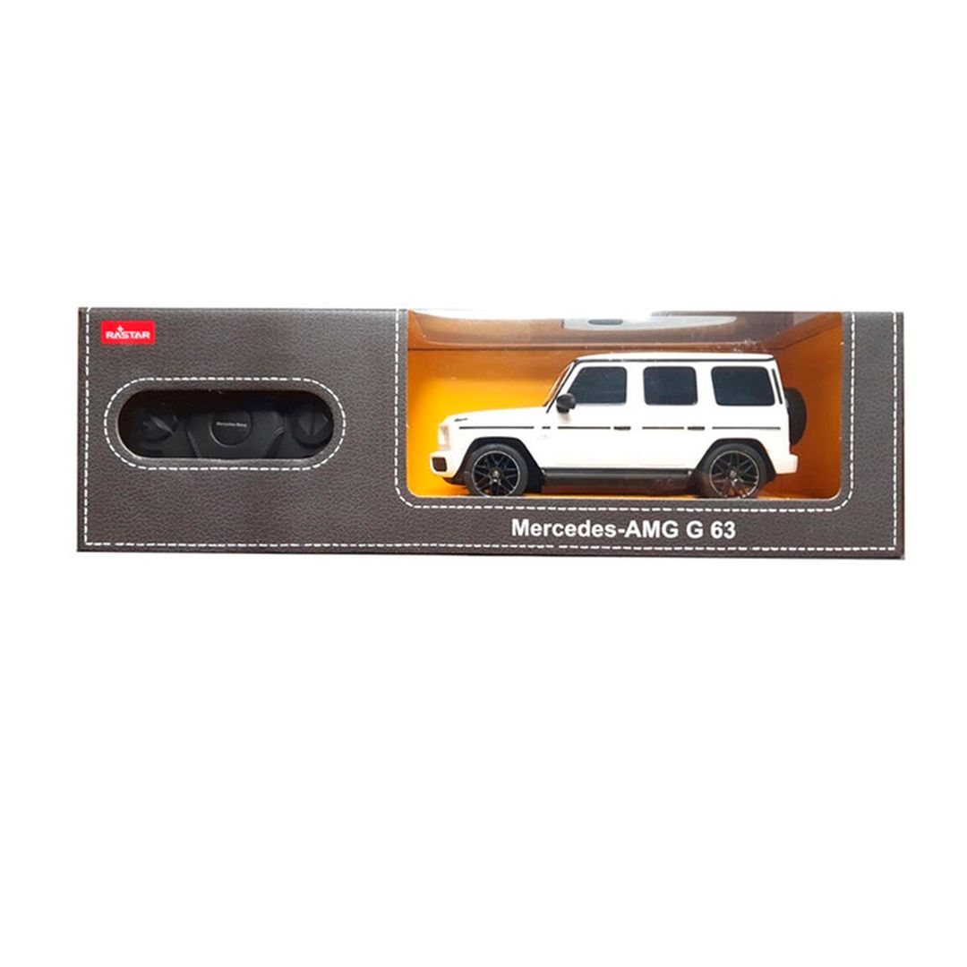 Радиоуправляемая машинка Rastar "Mercedes-Benz G63 Gelandewagen 95800W", 1:24, белая / Подарки и сувениры №2
