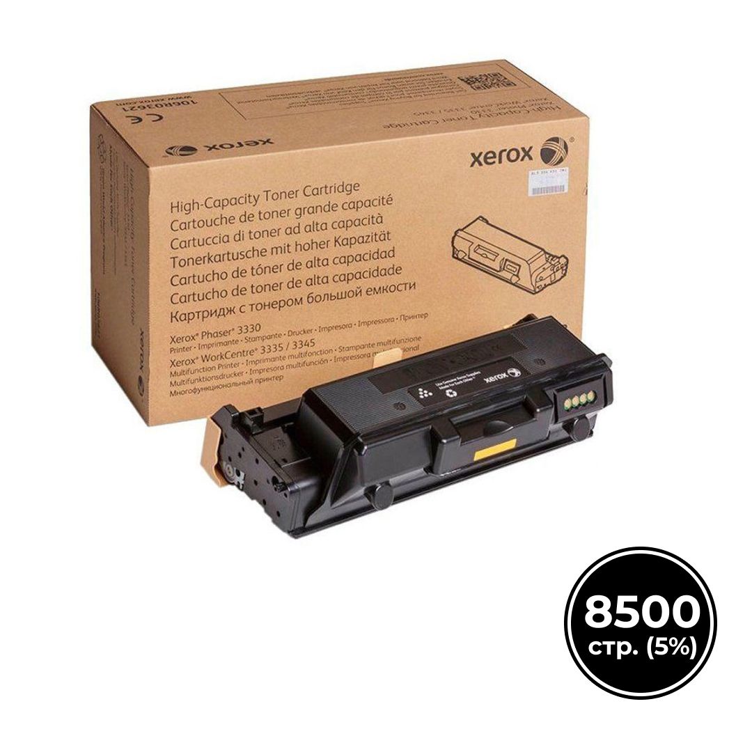 Тонер-картридж оригинальный Xerox 106R03621 (станд. емкости) для Phaser-3330/WC-3335/3345, черный / Тонер-картриджи