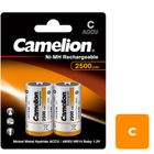 Аккумулятор Camelion Rechargeable, бочонок С, Ni-MH, 2500 mAh 1.2V, 2 шт./уп., цена за упаковку