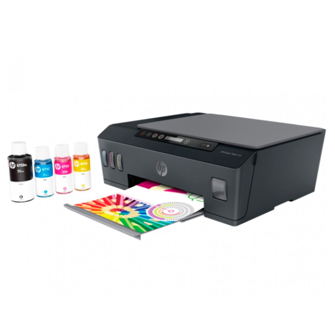 МФУ струйное цветное HP Smart Tank 500 AiO, А4, 4800*1200, 22 стр/мин, без кабеля USB / Струйные №2