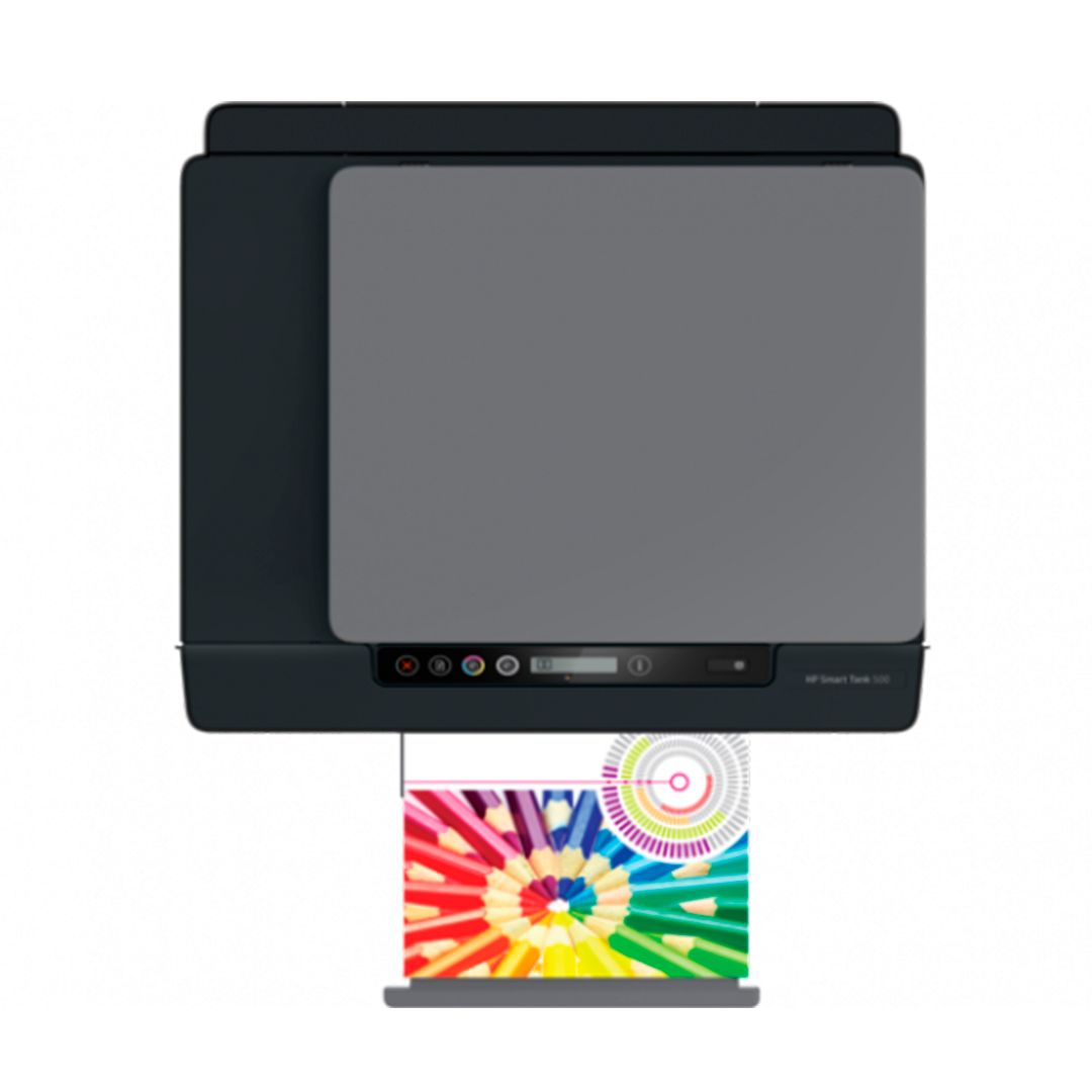МФУ струйное цветное HP Smart Tank 500 AiO, А4, 4800*1200, 22 стр/мин, без кабеля USB / Струйные №5
