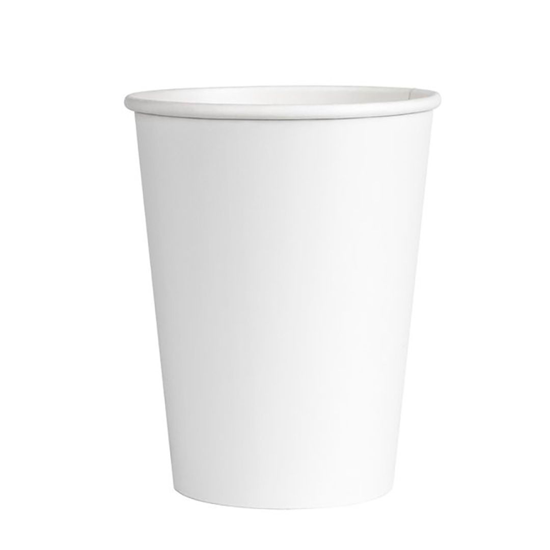 Стаканы бумажные одноразовые OfficeClean, 300 мл, 50 шт/упак, белые / Посуда одноразовая