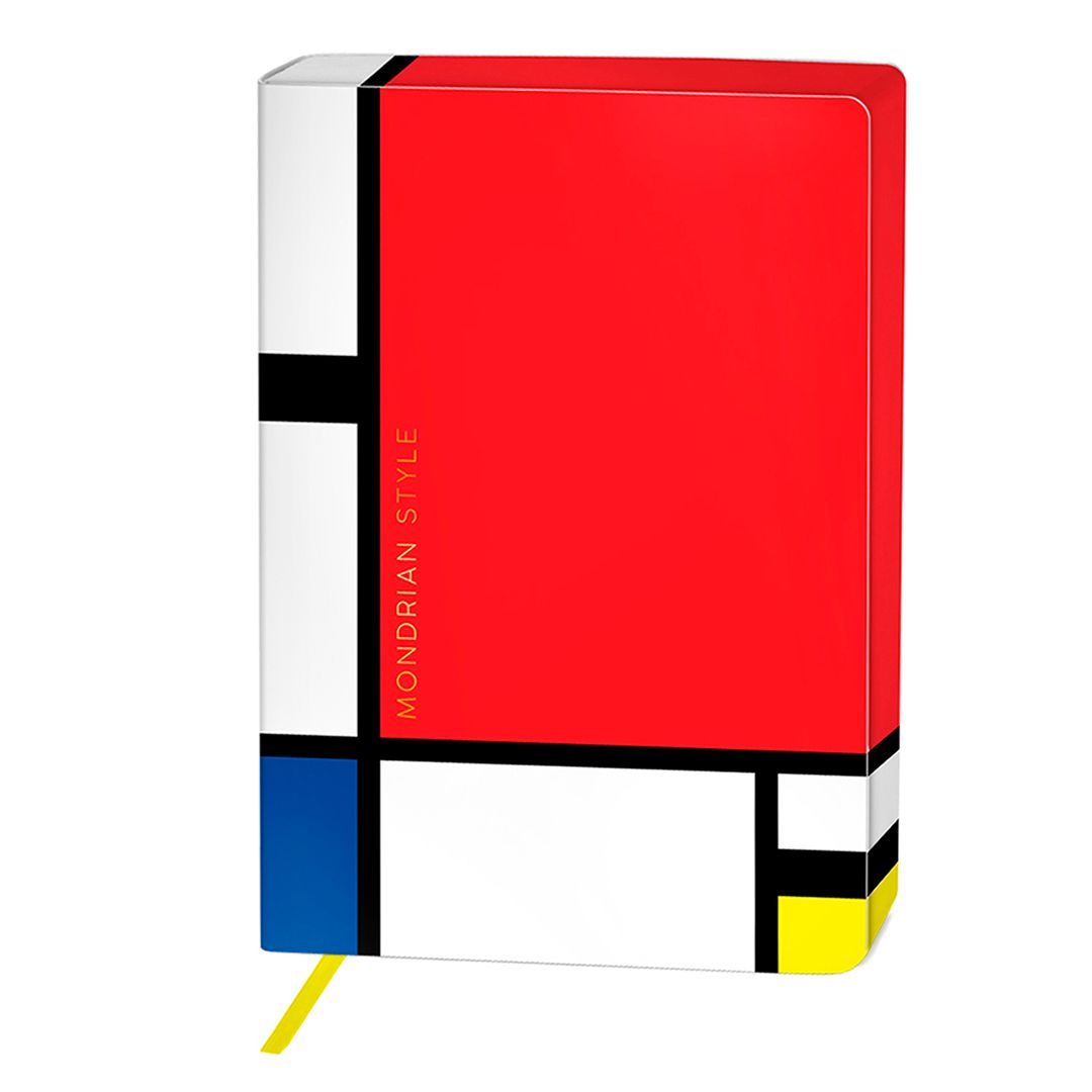 Ежедневник недатированный Greenwich Line "Utility. Mondrian", A5, 136 л., цветной срез / Ежедневники недатированные №2