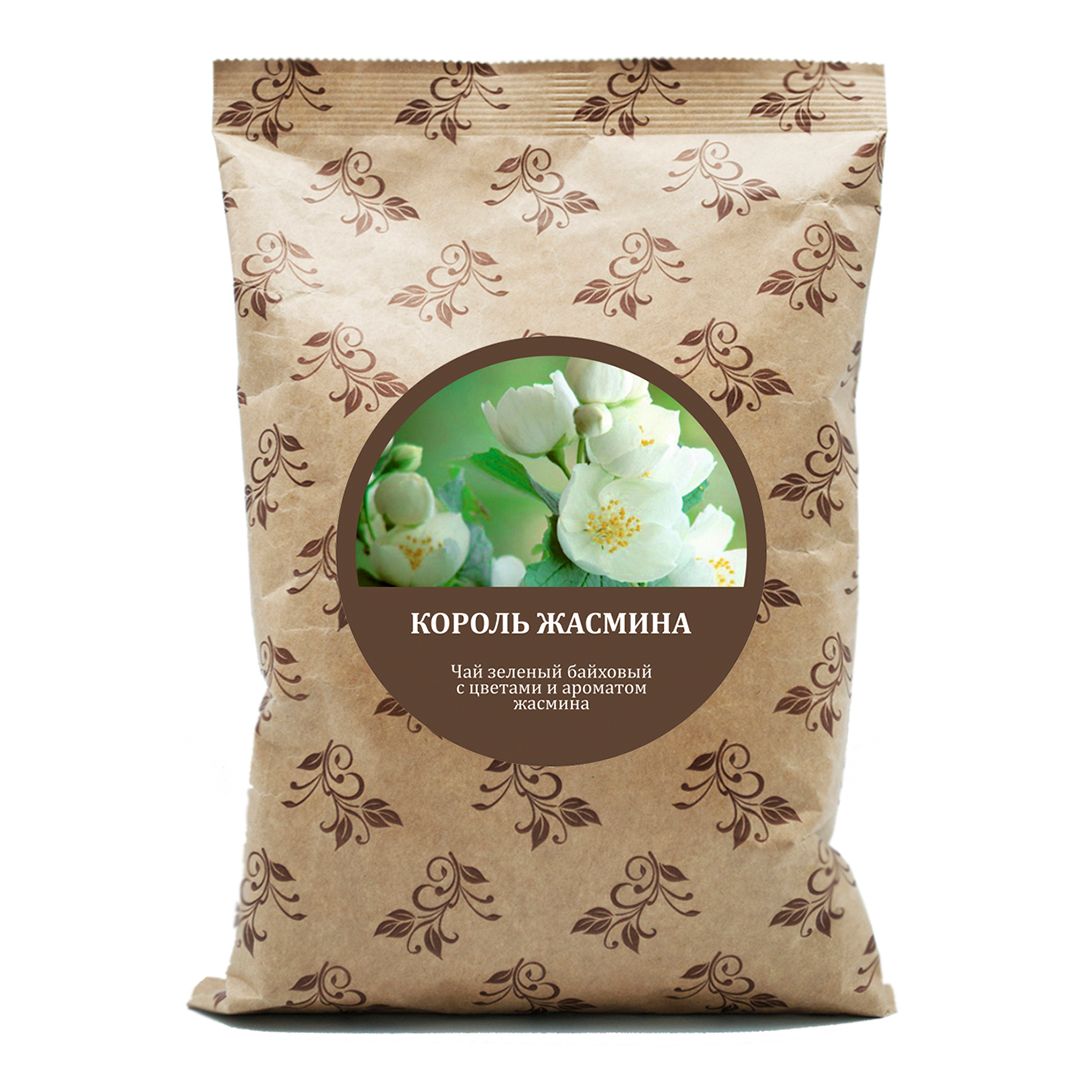 Чай Чайные Шедевры "Король жасмина", зеленый, 500 гр, листовой / Чай листовой