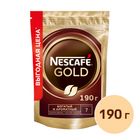 Ерігіш кофе Nescafe Gold, 190 гр, вакуумды қаптамада