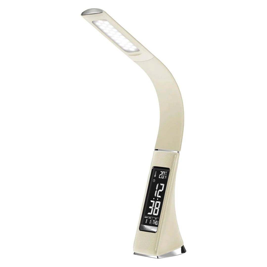 Светильник настольный Artstyle TL-219BG, на подставке, LED, сенсор. управ., часы, календарь, бежевый / Светильники настольные №2 oe.kz Светильник настольный Artstyle TL-219BG, на подставке, LED, сенсор. управ., часы, календарь, бежевый / Светильники настольные №2